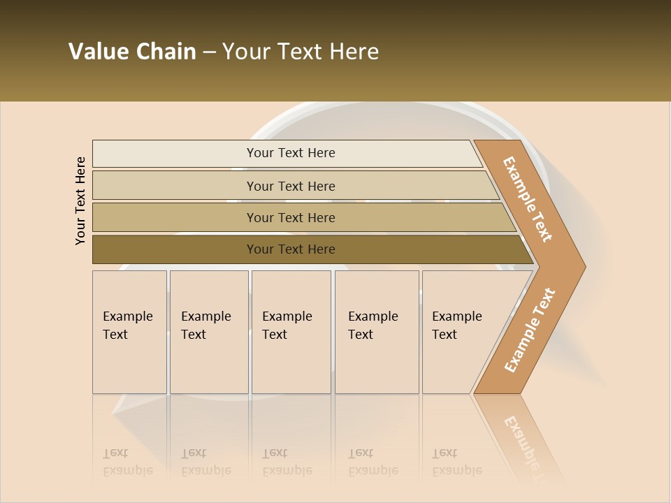 Two Speech Bubbles With Long Shadows On A Yellow Background PowerPoint Template