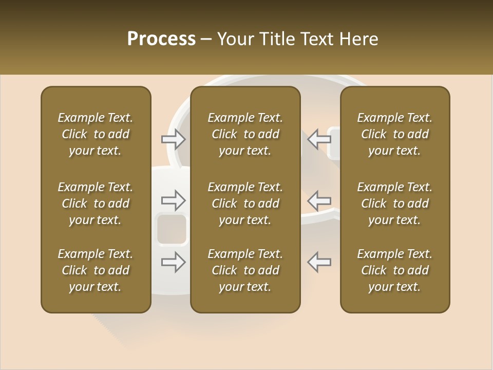 Two Speech Bubbles With Long Shadows On A Yellow Background PowerPoint Template