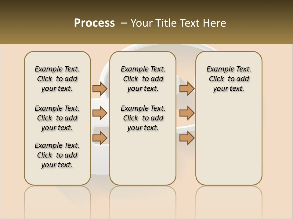Two Speech Bubbles With Long Shadows On A Yellow Background PowerPoint Template