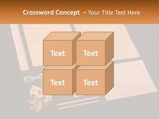 A Black Table Topped With Lots Of Different Items PowerPoint Template