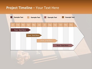 A Black Table Topped With Lots Of Different Items PowerPoint Template