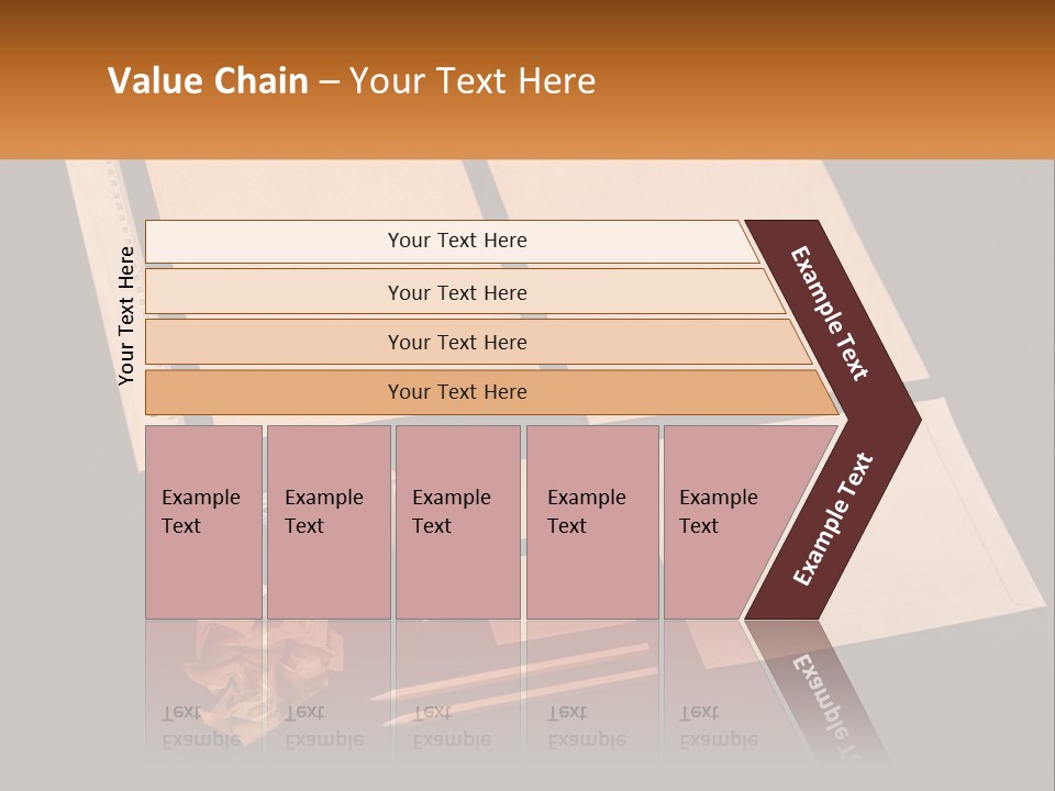 A Black Table Topped With Lots Of Different Items PowerPoint Template