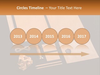 A Black Table Topped With Lots Of Different Items PowerPoint Template