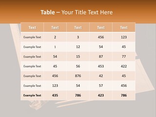 A Black Table Topped With Lots Of Different Items PowerPoint Template
