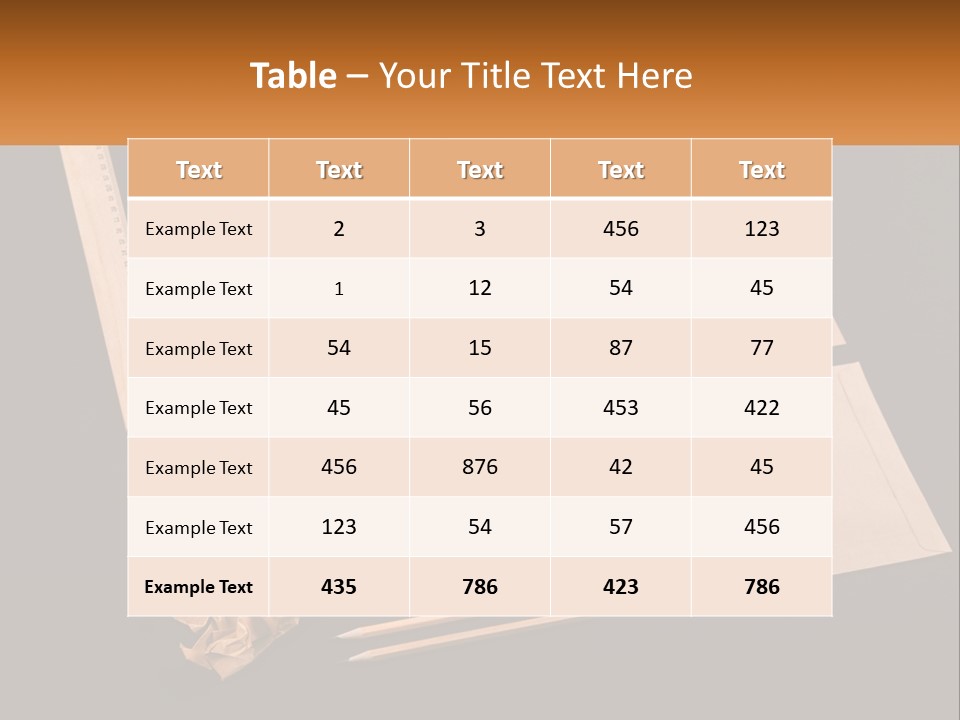 A Black Table Topped With Lots Of Different Items PowerPoint Template