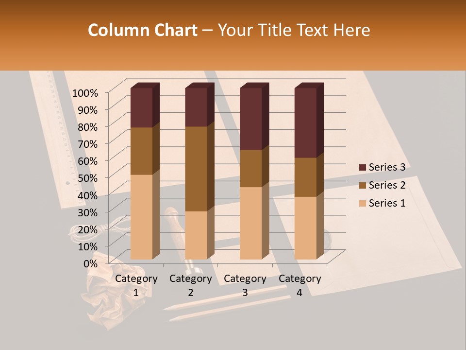A Black Table Topped With Lots Of Different Items PowerPoint Template