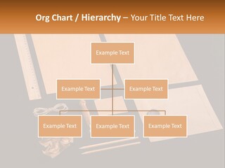 A Black Table Topped With Lots Of Different Items PowerPoint Template