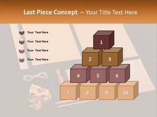 A Black Table Topped With Lots Of Different Items PowerPoint Template