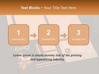 A Black Table Topped With Lots Of Different Items PowerPoint Template