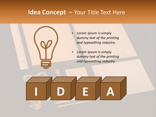 A Black Table Topped With Lots Of Different Items PowerPoint Template