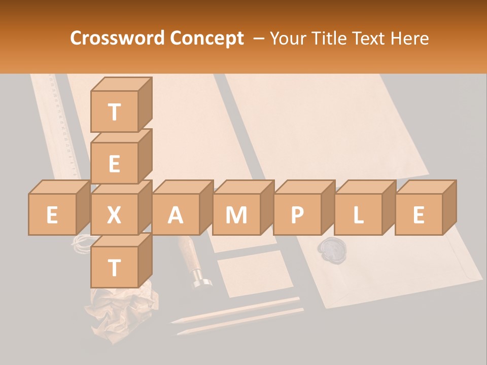 A Black Table Topped With Lots Of Different Items PowerPoint Template