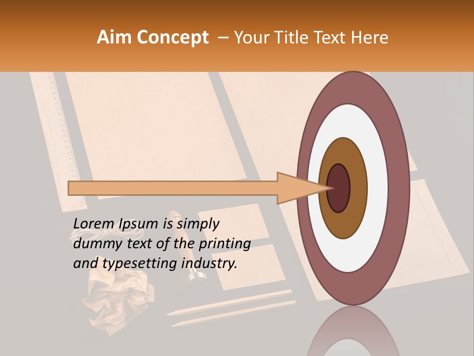 A Black Table Topped With Lots Of Different Items PowerPoint Template