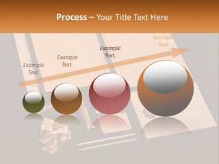 A Black Table Topped With Lots Of Different Items PowerPoint Template