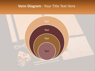 A Black Table Topped With Lots Of Different Items PowerPoint Template
