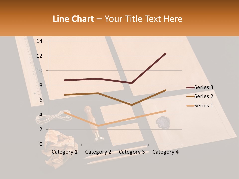 A Black Table Topped With Lots Of Different Items PowerPoint Template