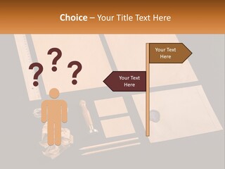 A Black Table Topped With Lots Of Different Items PowerPoint Template