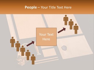 A Black Table Topped With Lots Of Different Items PowerPoint Template