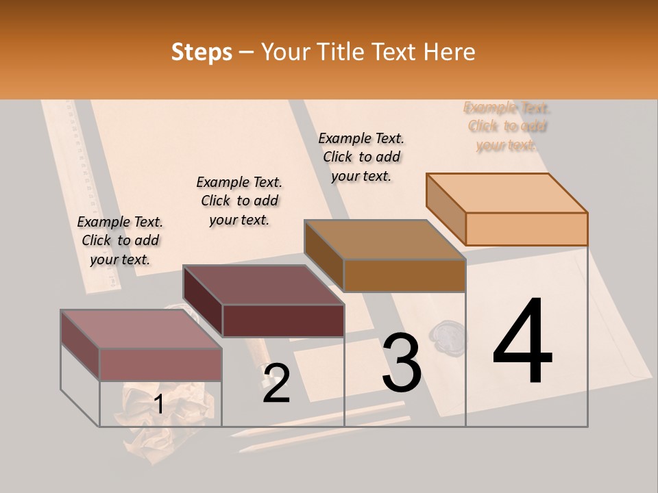 A Black Table Topped With Lots Of Different Items PowerPoint Template