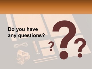 A Black Table Topped With Lots Of Different Items PowerPoint Template