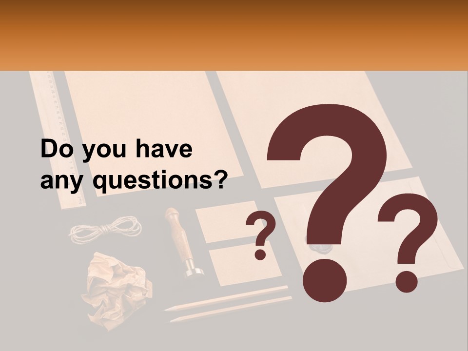 A Black Table Topped With Lots Of Different Items PowerPoint Template