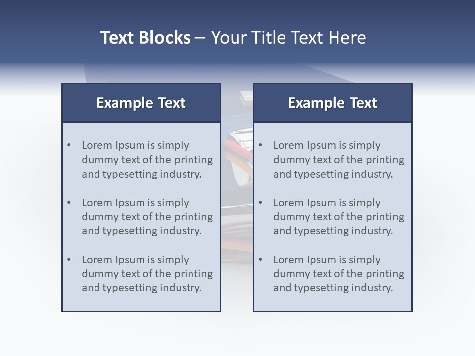A Blue Power Bank With A Red Cord Attached To It PowerPoint Template