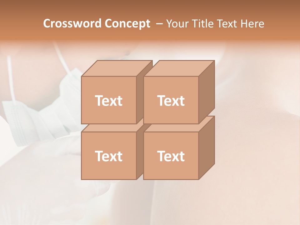 A Man Wearing A Mask And Holding A Microscope PowerPoint Template