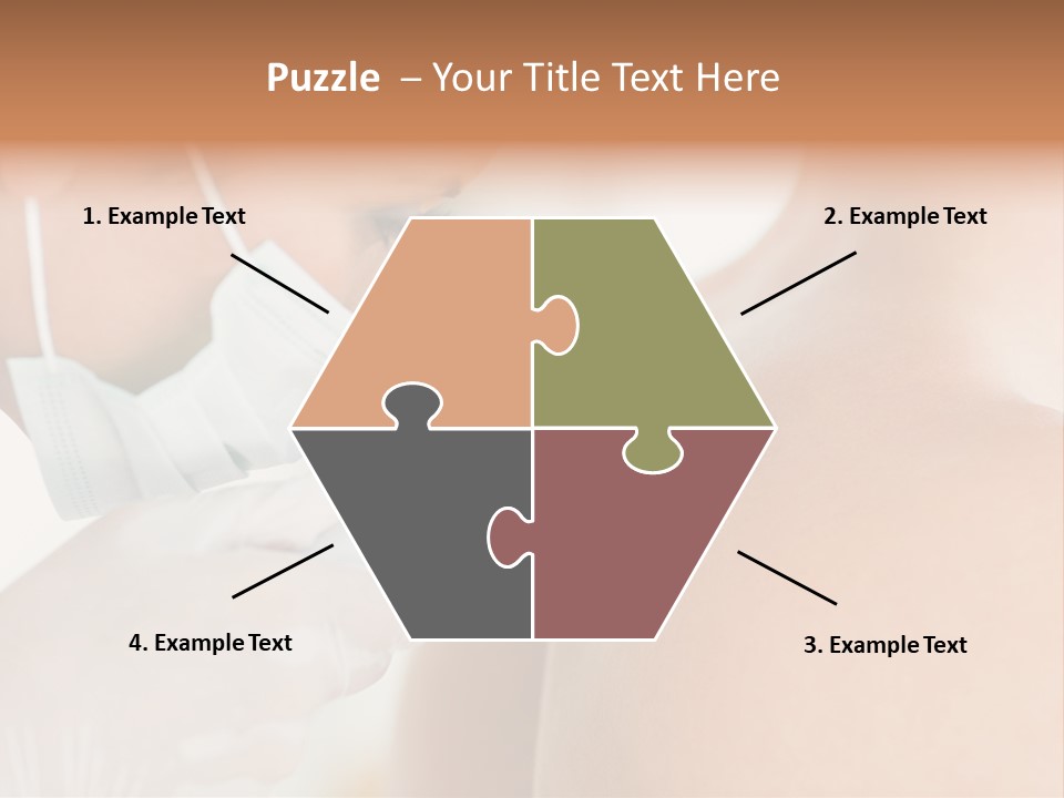 A Man Wearing A Mask And Holding A Microscope PowerPoint Template