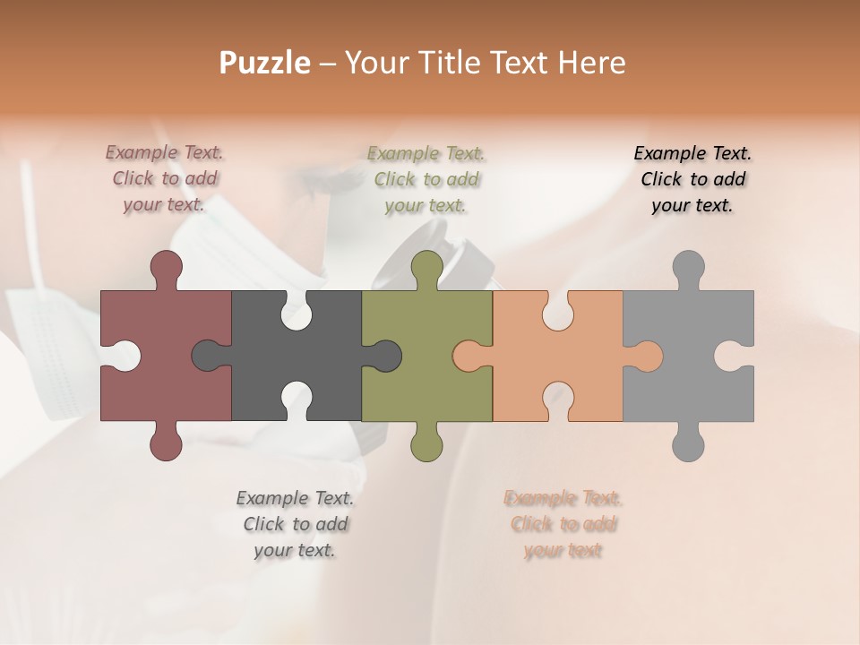 A Man Wearing A Mask And Holding A Microscope PowerPoint Template