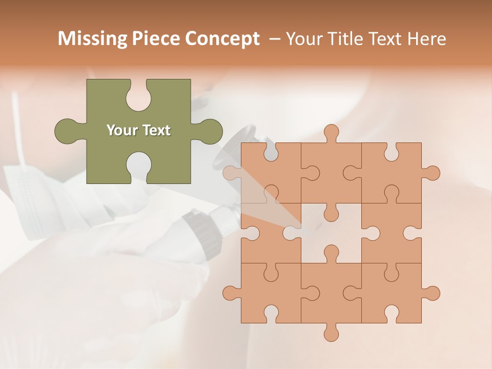 A Man Wearing A Mask And Holding A Microscope PowerPoint Template