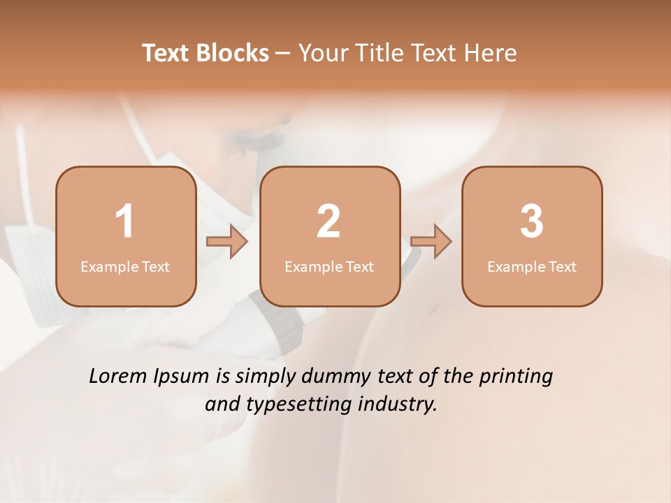 A Man Wearing A Mask And Holding A Microscope PowerPoint Template