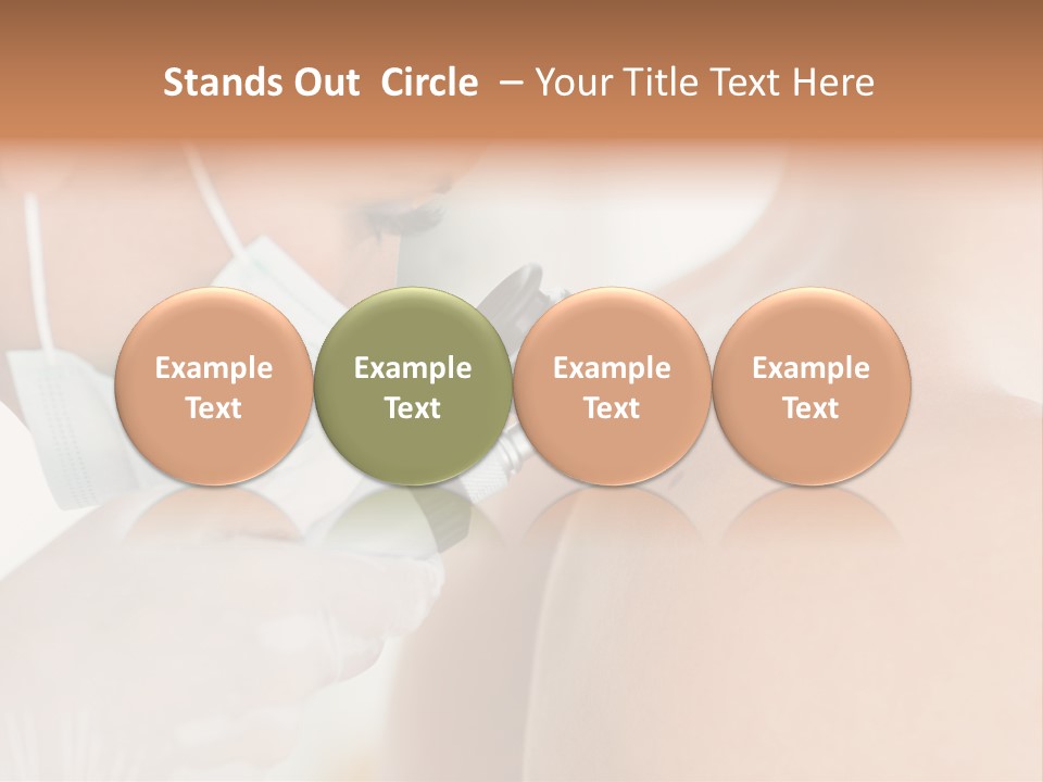 A Man Wearing A Mask And Holding A Microscope PowerPoint Template