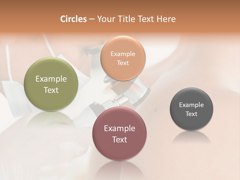 A Man Wearing A Mask And Holding A Microscope PowerPoint Template