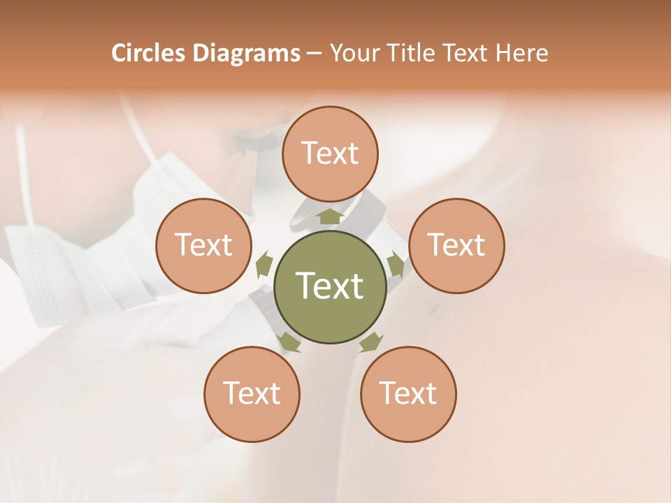 A Man Wearing A Mask And Holding A Microscope PowerPoint Template