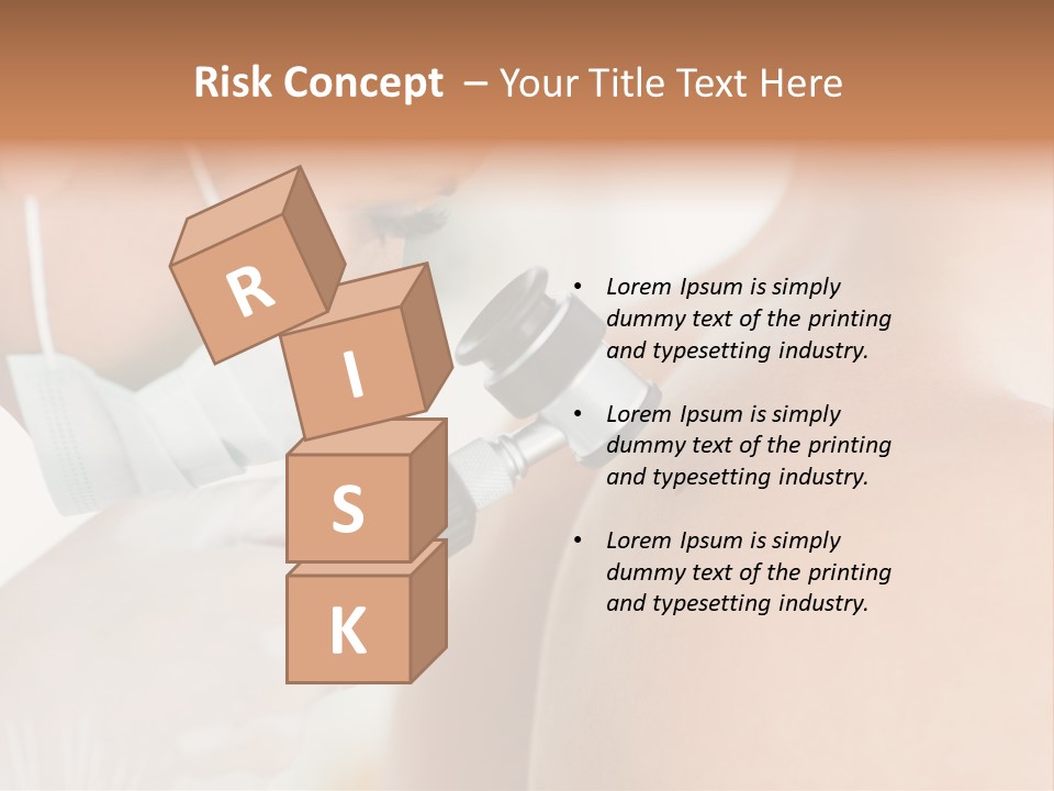 A Man Wearing A Mask And Holding A Microscope PowerPoint Template