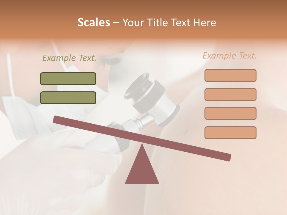 A Man Wearing A Mask And Holding A Microscope PowerPoint Template