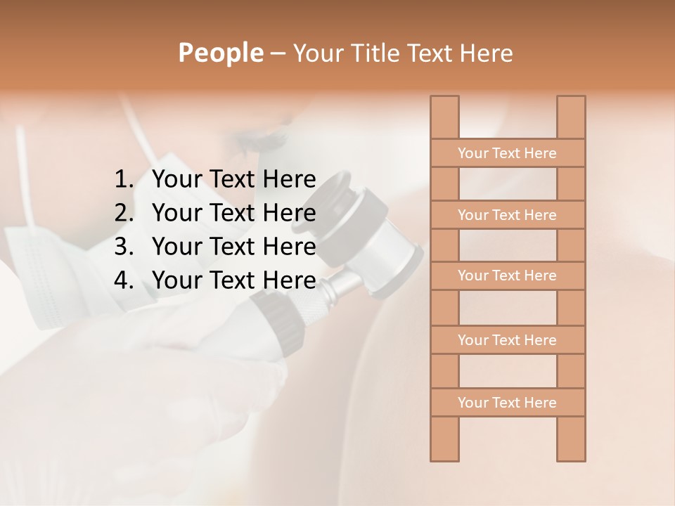 A Man Wearing A Mask And Holding A Microscope PowerPoint Template