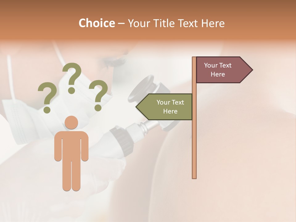 A Man Wearing A Mask And Holding A Microscope PowerPoint Template