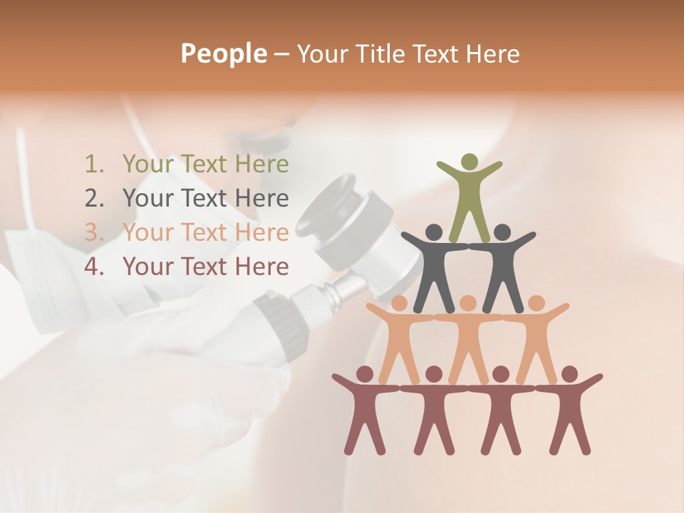 A Man Wearing A Mask And Holding A Microscope PowerPoint Template