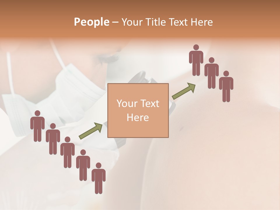 A Man Wearing A Mask And Holding A Microscope PowerPoint Template