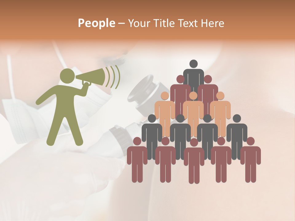 A Man Wearing A Mask And Holding A Microscope PowerPoint Template