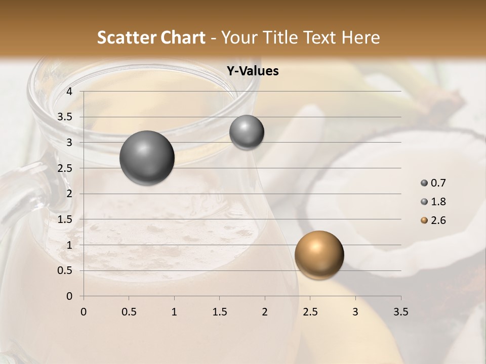 A Banana And A Glass Of Milk On A Table PowerPoint Template