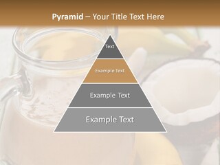A Banana And A Glass Of Milk On A Table PowerPoint Template