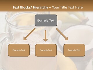 A Banana And A Glass Of Milk On A Table PowerPoint Template