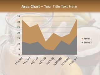 A Banana And A Glass Of Milk On A Table PowerPoint Template