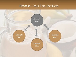 A Banana And A Glass Of Milk On A Table PowerPoint Template