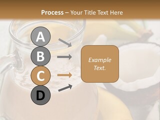A Banana And A Glass Of Milk On A Table PowerPoint Template