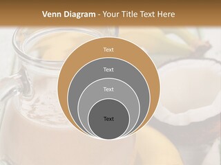 A Banana And A Glass Of Milk On A Table PowerPoint Template