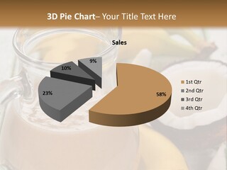 A Banana And A Glass Of Milk On A Table PowerPoint Template