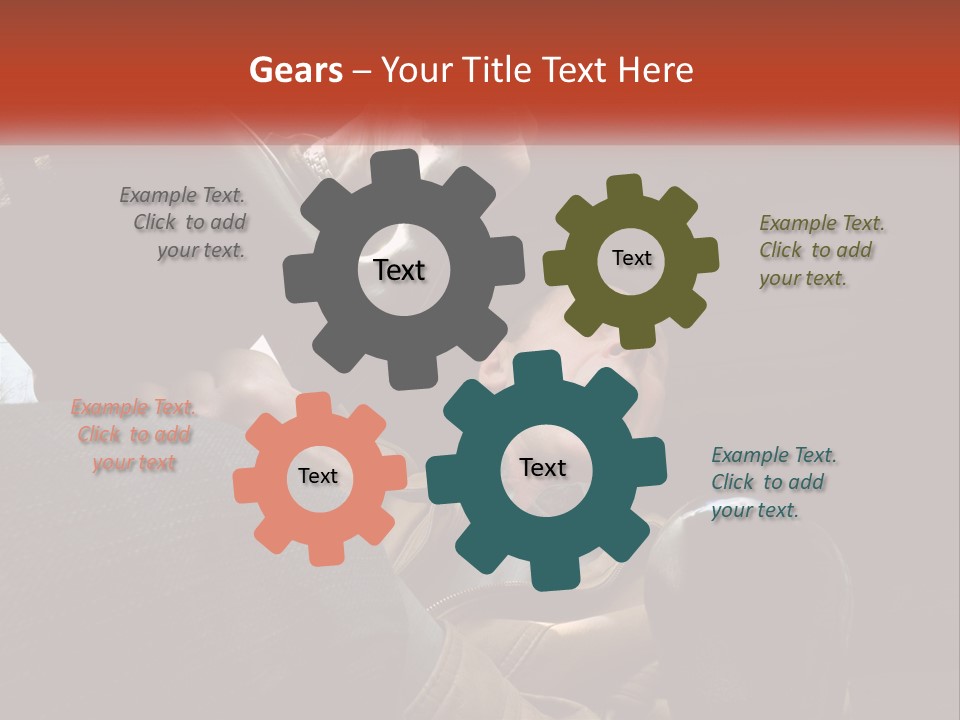 A Man Driving A Car With His Mouth Open PowerPoint Template