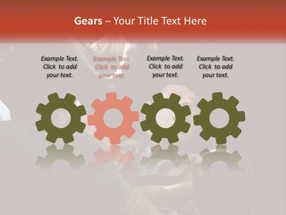 A Man Driving A Car With His Mouth Open PowerPoint Template